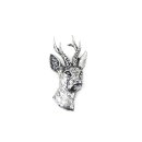 Roe Deer Buck Pin Brooch Hat Jewelry Button Pinboard