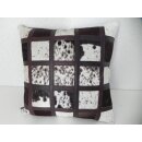 Coussin en peau Coussin de canapé Oreiller Afrique...