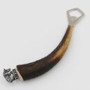 Bottle opener with deer antler rod, deer horn handle with...