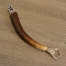 Bottle opener with deer antler rod, deer horn handle with...