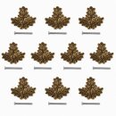 10 x HOJAS DE ROBLE Cubierta para trofeos de armas de caza mayor