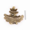 3 x OAK LEAF Large cover plate with thread & screw