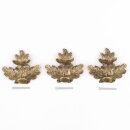 3 x OAK LEAF Large cover plate with thread & screw
