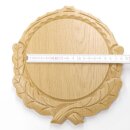 3 Stück Keilerschilder geschnitzt Eiche hell AF 16 cm Keilerbrett Gewaffbrett Trophäenschild