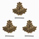 3 x OAK LEAVES Cover sheet Boar weapons Cover sheet Boar weapon decoration 52.1.6