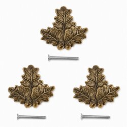 3 x OAK LEAVES Cover sheet Boar weapons Cover sheet Boar weapon decoration 52.1.6