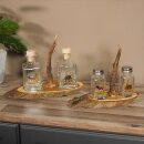 Carafes à vinaigre + huile et salière +...