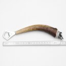 Apribottiglie con corna di cervo Manico in corno di cervo con cappuccio decorativo Testa di cinghiale Testa di cinghiale GL 23 cm #27.19.6.35